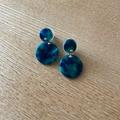 J. Crew Jewelry | Jcrew Jade Green Dangle Earrings | Color: Blue/Green | Size: Os