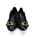 Coach Shoes | Coach Soft Leather Gold Logo Flats Shoes 7.5 | Color: Black/Gold | Size: 7.5