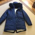 J. Crew Jackets & Coats | Jcrew Girls Hooded Puffer Jacket, Size Xl | Color: Blue | Size: Xlg