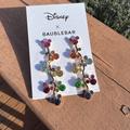 Disney Jewelry | Baublebar Mickey Mouse Colorful Rhinestone Drop Earrings | Color: Gold/Pink | Size: Os