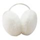 CCTUNG Women Winter Ear Muffs Fluffy Plush Ear Solid Colours Cute Warmer Soft Cosy Casual Earflaps Winter Warm Must Supplies-White