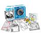 VTech 3480-549122 Kidizoom Print Cam, Instant Camera and Kids Videos +5 Years, ESP Version Blue