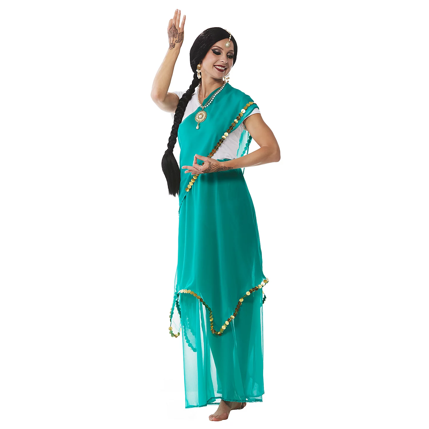 buttinette Bollywood-Rock India, türkis Image