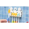 HOSuction-Support mural pour brosse à dents T1 5 positions visage souriant drôle