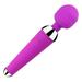 Electric Handheld Massager Rechargeable Wand Massager for Women 10 Speeds with Strong Vibrations Waterproof Cordless for Neck Shoulder Back Foot Muscle Body Massage Sport Recovery Purple