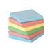 GHPKS 100 Sheets Tearable Super Sticky Notes Removable Self-Stick Notes 3 X 3 Inches Assorted Bright Colors 100 Sheets Per Pad Pack Of 12
