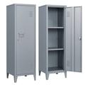 Fesbos Metal Storage Locker 50 Tall Locker Storage Cabinet for Employees 3-Tier Storage Cabinet Locker with Lock and Keys for School Gym Home Office Staff