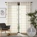 Better Homes and Gardens Poly-Cotton Light Filtering Stripe Tassels Curtain Panel 50 x 63 inches Yellow