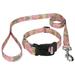 Country Brook PetzÂ® Deluxe Watercolor Peonies Dog Collar and Leash Medium