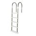 Swim Central Above Ground Pool Deck Ladder - 48 to 52 Silver and White
