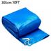 Swimming pool cover Suitable for 6/8/10/12Ft simple sleeve and frame swimming pool round inflatable pool ground round pool cover reduce water evaporation and keep the water warm