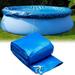 Pool Cover Circular Round Inflatable Swimming Pools Cover In Ground Above Ground Summer Wave Pool Covers Dustproof Waterproof Blue