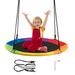 Swing Sets for Outside Outdoor Tree Swing for Kids Toddler Round Swing Havey Duty Patio Swing with Hanging Kit Porch Swing Indoor/Outdoor Play Playground