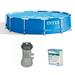 Intex 12 x 30 Above Ground Pool w/ Filter Pump System & Filter Cartridge