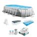 Intex 16.5ft x 9ft 48in Above Ground Swimming Pool Set & Robot Vacuum
