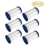 Pool Filters Size A or C 6 Pack Pool Replacement Filter Cartridge Type A/Type C Filters for Intex Easy Set Pool Filter Pumps Daily Care