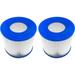 2 Pack Type D Pool Filter Cartridge for Intex Type VI Filter Pump Replacement Cartridge Type S1 Easy Set Swimming Pool Filter Cartridges