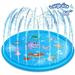 Baby Sprinkler Splash Pad - Kiddie Water-Inflatable Mat with Sprinklers - Large Deep Outdoor Wading Pool for Babies and Toddlers- Fun Birthday Gift and Summer Party Play Set for Kids