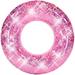 Vesna Swim Tube Glitter Ring Swim Ring for Pool Beach Lake Glitter Pool Inflatable Glitter Pool Floating Tube Inflatable Pool Float Glitter Pool Ring for Kids Adults | 36 Inch