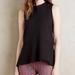 Anthropologie Tops | Anthropologie | Deletta | Peplum Top | Color: Black | Size: L