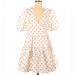 J. Crew Dresses | J Crew White And Pink Polka Dot Wrap Dress | Color: Pink/White | Size: M