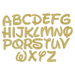 Unfinished Wood Letter Alphabet in Walt Font (1 Tall (2 Full Alphabets) 1/8 Thickness)
