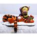 Disney Holiday | Disney Tigger Christmas Stocking Holder Resin Figurine Wearing Purple Santa Hat | Color: Green/Orange | Size: Os