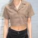 Brandy Melville Tops | Brandy Melville/John Galt Top | Color: Brown/Tan | Size: One Size