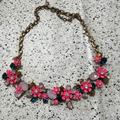 J. Crew Jewelry | J Crew Beautiful Statement Necklace | Color: Gold/Pink | Size: Os