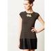 Anthropologie Dresses | Bailey 44 With Pleather Bottom | Color: Black/Tan | Size: M