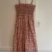 J. Crew Dresses | J.Crew Smocked Sun Dress - Pink Floral - Size Medium | Color: Pink/White | Size: M