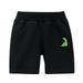 LBECLEY Basketball Shorts Girls 12 Toddler Kids Baby Boys Jogger Shorts Summer Cotton Casual Embroider Short Active Pants with Pockets Size 7T Boys Clothes Black 120