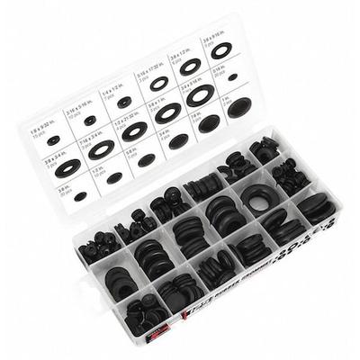 PERFORMANCE TOOL W5214 Rubber Grommet Hardware Kit,125 Pc