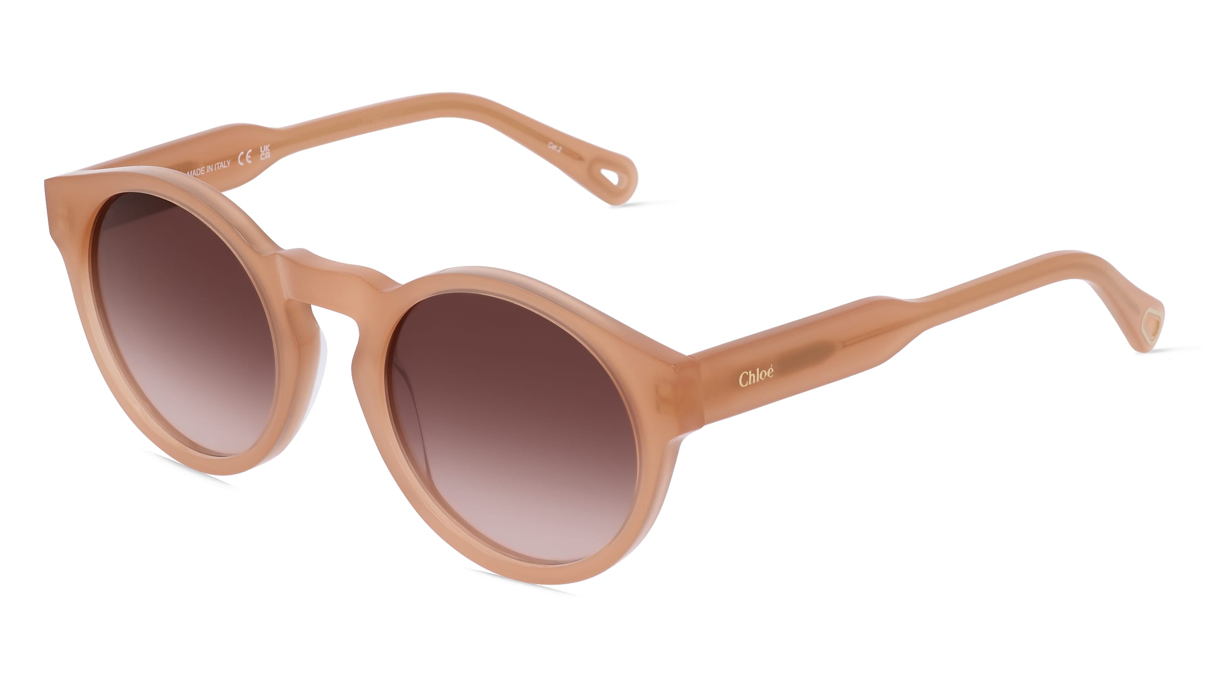 Chloé CH0158S Unisex-Sonnenbrille Vollrand Panto Kunststoff-Gestell, orange