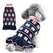 AVAIL Pet Dog Long Sweaters Dress Knitwear Turtleneck Pullover Warm Winter Puppy Sweater Long Dresses XS-L