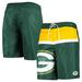 Men's G-III Sports by Carl Banks Green Bay Packers Sea Wind Swim Trunks