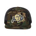 Nike Accessories | Colorado Buffaloes 3d Pvc Patch Wool Blend Flat Bill Hat- Army Camo/ Black | Color: Black/Green | Size: Os