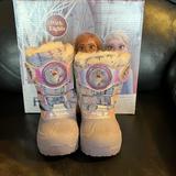 Disney Shoes | Disney Frozen Ii Light Up Toddler Girl’s Boots Size 7 | Color: Blue/Purple | Size: 7bb