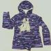 Disney Shirts & Tops | Frozen Ii Girls Disney Lightweight Hoodie Sweatshirt | Color: Blue/Purple | Size: 8g