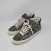 Madewell Shoes | Madewell Sidewalk High Top Sneakers In Spot Mix Suede Calf Hair Size 7.5 | Color: Black/Cream | Size: 7.5