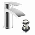 Trade In Post Modern Basin Sink Mixer Tap Small Cloakroom Bathroom Lever Faucet SLEEK