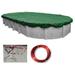 Buffalo Blizzard Green 16 x 32 Oval Ripstopper for Above-Ground Swimming Pools with Closing Kit