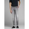 Slim-fit-Jeans JACK & JONES "JJIGLENN JJICON JJ 619 50SPS NOOS", Herren, Gr. 30, Länge 30, grau (grau, denim), Denim/Jeans, Obermaterial: 93% Baumwolle, 5% Polyester, 2% Elasthan, Abriebeffekte, modisch, slim fit knöchellang, Jeans