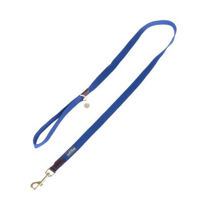 Nomad Tales Bloom Halsband, sapphire passende Leine: 120 cm lang, 20 mm breit Hund