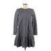 Banana Republic Casual Dress - Sweater Dress: Gray Dresses - Women's Size 6