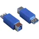 Adaptateur USB 3.0 Type A femelle vers Type B convertisseur de connecteur femelle (2 paquets)