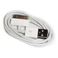 Lot de 10 câbles USB pour recharge et transfert de données cordon de chargeur pour iPhone 4 iPod