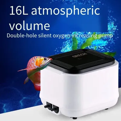 Pompe à oxygène pour aquarium compresseur d'air ultra-silencieux haute puissance bombe de