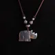 Collier en quartz rose gris agate Reiki pierre naturelle licorne perles bijoux pour femmes