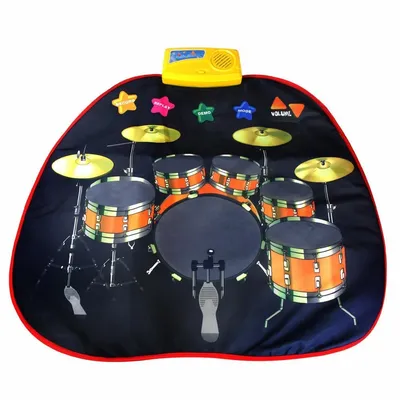 Clavier de musique tactile pour bébé 70x60cm jeu de batterie Jazz tapis d'instruments jouets